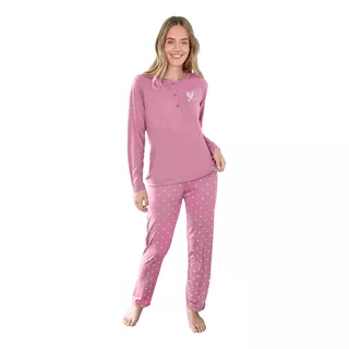 Pijama De Modal Estampado Susurro Talle Especial