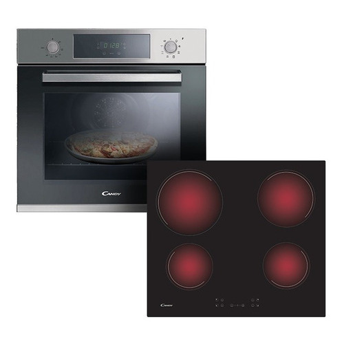 Combo Candy Electrico Horno Fcp605xl + Anafe Ch64ccb Color Acero inoxidable