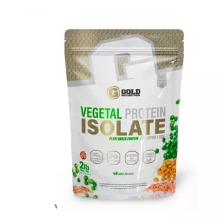 Vegetal Protein Isolate 2 Lb - Gold Nutrition - B12 Vegan