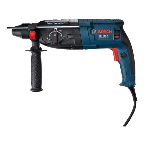 Rotomartillo electroneumático Bosch Professional GBH 2-28 D azul con 850W de potencia 220V