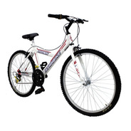 Mountain Bike Monk Starbike 2.1  2020 R26 18v Frenos V-brakes Color Blanco/rojo