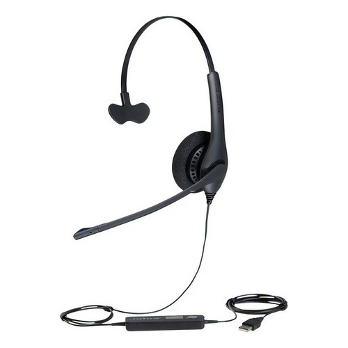 Audifono Jabra Biz 1500 Mono Usb Black (1553-0159) Color Gris