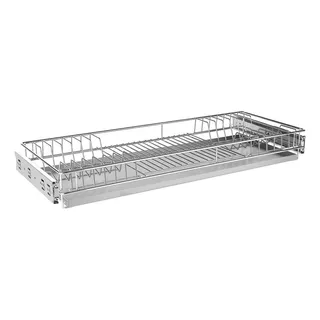 Escorredor De Pratos Deslizante 770x75x270mm Mód 800mm Inox