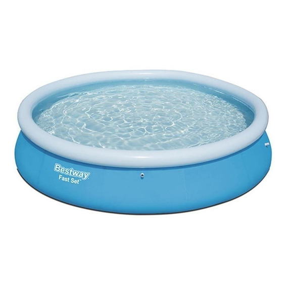 Alberca inflable redondo Bestway Fast Set 57273 5377L azul