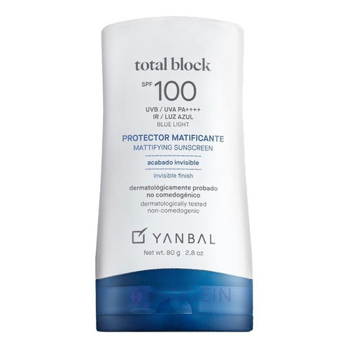 Bloqueador Total Block Spf 100 - mL a $315