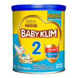 Leche De Fórmula En Polvo Nestlé Baby Klim 2 En Lata De 1 De 800g - 6  A 12 Meses