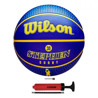 Bola De Basquete Wilson Nba Playe Stephen Curry  Com Bomba