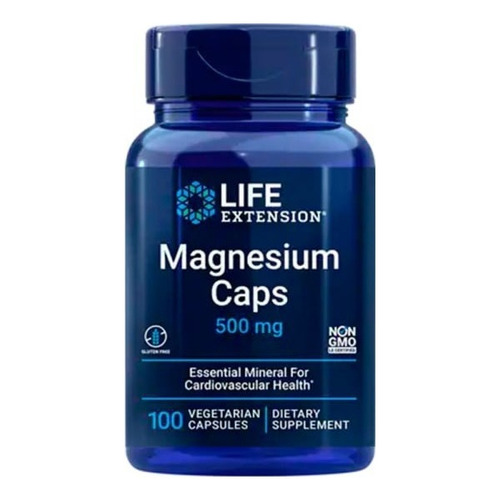 Life Extension Magnesio Minerales 500 Mg 100 Vegcaps