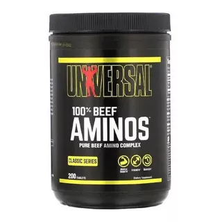 Caja Beef Amino 200 Tabs Universal Nutrition