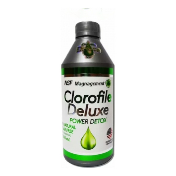 Clorofila Detox. Elimina Las Toxinas De Tu Cuerpo. 1 Lts.