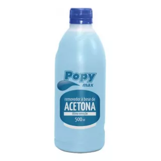 Removedor De Esmalte Com Acetona Farmax Popy 500ml