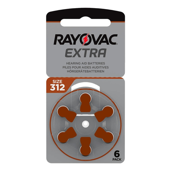 30 X Pilas Audifono Rayovac 312 Pr41 Extra Advanc San Martin