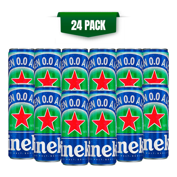 Cerveza Heineken 0.0% 4x6 Lat 355ml
