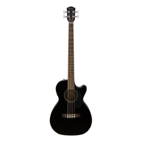 Bajo Electro Acustico Fender Cb-60sce Fishman Laurel Acabado Del Cuerpo Brillo Cantidad De Cuerdas 4 Color Negro Orientación De La Mano Diestro