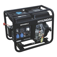 Generador Eléctrico Y Manual Hyundai Diesel 5/5,5 Kw/kva