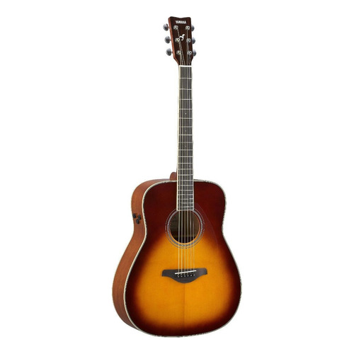 Guitarra acústica Yamaha TransAcoustic FG-TA para diestros brown sunburst brillante