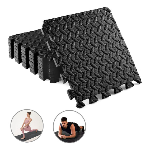 Tapete Piso Foamy Foamie Multiuso Gym Resistente Durable6pcs