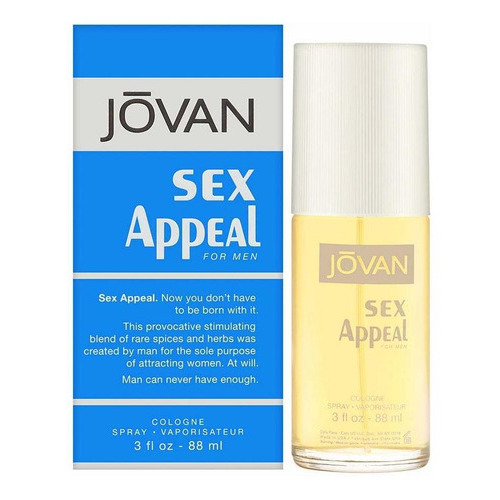 Jovan Sex Appeal Spray Hombre Colonia - 88 Ml