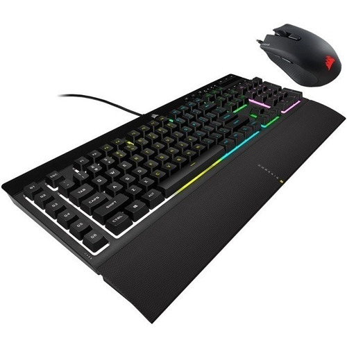 Teclado Y Mouse Corsair K55 Rgb + Harpoon Rgb Pro