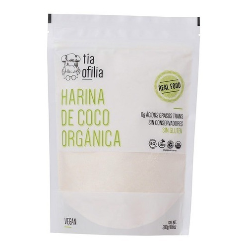 Harina De Coco Natural Orgánica Gluten Free Tía Ofilia 300g