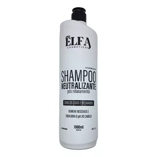 Shampoo Neutralizante Elfa 4man 1l Limpeza E Neutralização