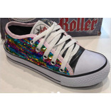 Zapatillas Lentejuelas Multicolor Nenas Roller Star Brillos