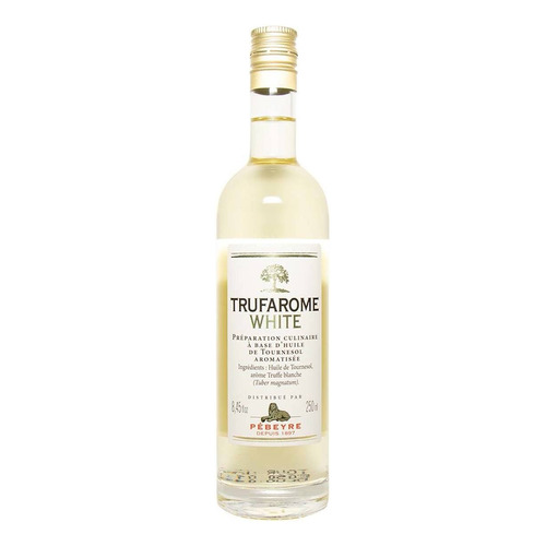 Aceite De Girasol Con Aroma De Trufa Blanca Trufarome Francia 250 Ml