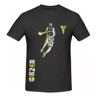 Playera Modelo Basketball Kobe Bryant 24 Gold & Silver