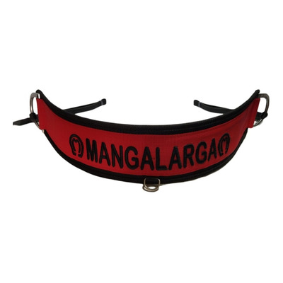 Peitoral Preto E Vermelho Mangalarga Marchador Cavalgada Top