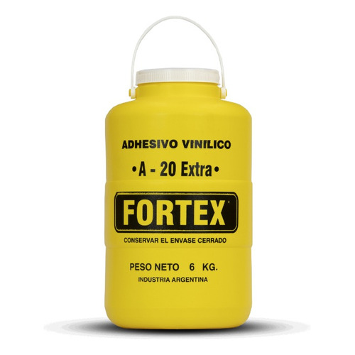 Cola De Carpintero Fortex A-20 Adhesivo Vinilico 6 Kg