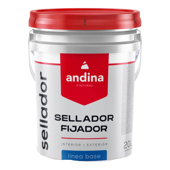 Sellador Fijador Al Agua Andina X 20 Lts Color Incoloro