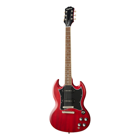 Guitarra eléctrica Epiphone Modern SG Classic Worn P-90s de caoba cherry desgastado con diapasón de laurel indio