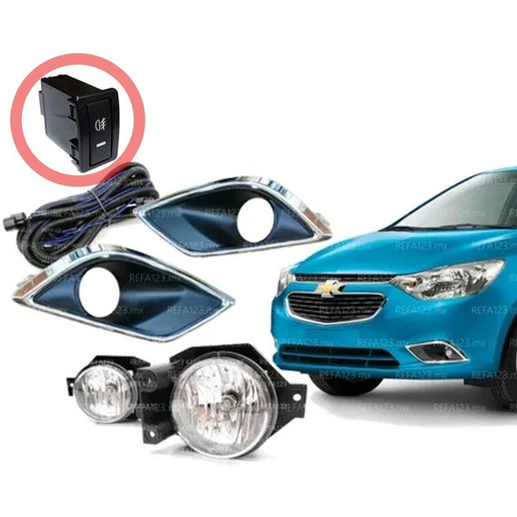 Faros Auxiliar Aveo 2018 2019 Nueva Linea Kit Tipo Original