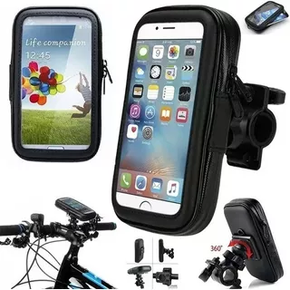 Funda Soporte Moto Bici Xl Impermeable Porta Celular Gps Bit