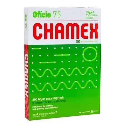 Papel Fotocopia Oficio 500 Hjs Chamex