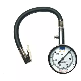 Manómetro Beyca Medidor Presión Simple P/ Neumáticos| 100lbs