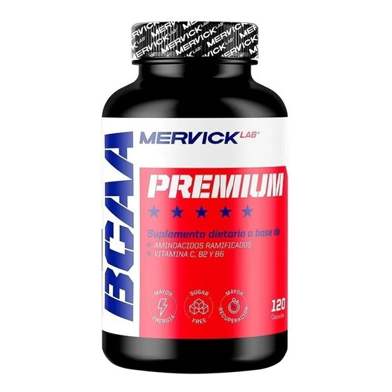 Bcaa Premium X 120 Caps - Mervick - Aminoacidos Ramificados