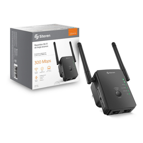 Access point, Repetidor, Router Steren COM-8200 negro 100V/240V