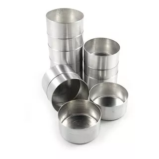 Forminha Pão De Mel Nº 1 Kit Com 24 Unidades Em Aluminio