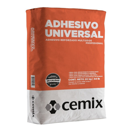 Adhesivo Universal 20 Kg - Cemix