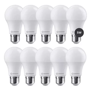 Lampara Foco Led Ledvance 5w E27 Luz Fría - Pack X10 Color De La Luz Blanco Frío