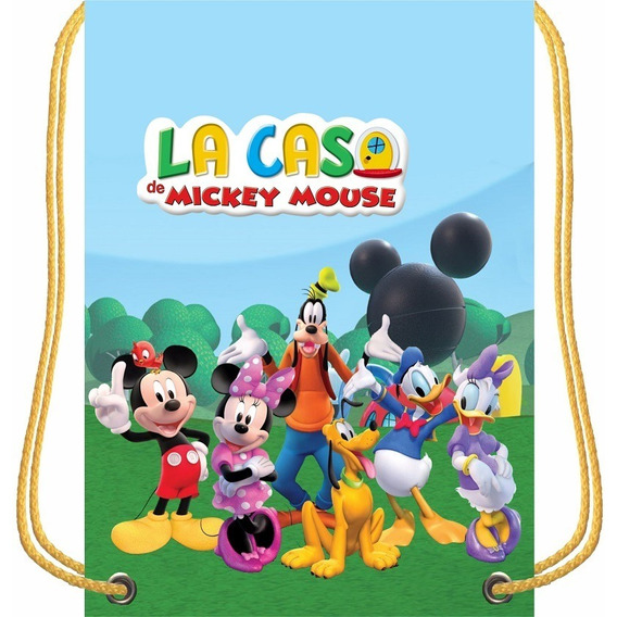 60 Morralitos Dulceros Mimi Y Mickey Mouse Y Amigos +regalo*