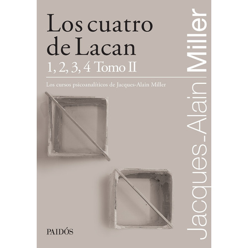 Los Cuatro De Lacan De Jacques-alain Miller - Paidós