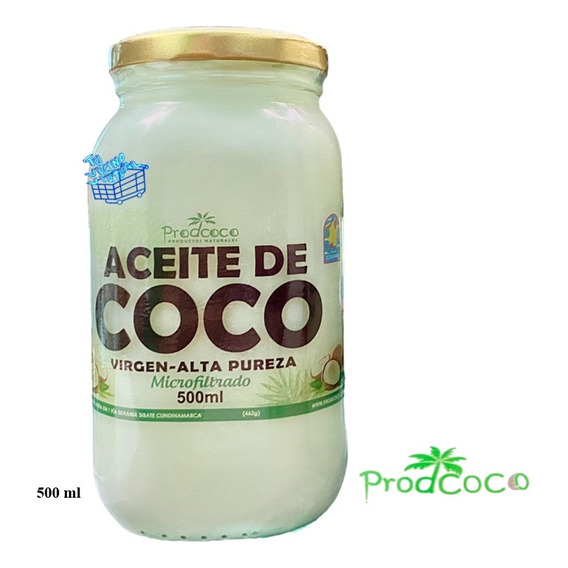 Aceite De Coco Alta Pureza 500 - L a $61