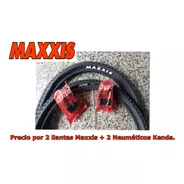 2 Llantas Mtb Maxxis Ikon 27.5*2.20 + 2 Neumáticos Kenda