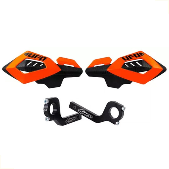 Cubre Puños Motocross Ktm Sx 85 125 250 - Naranja Fluo/negro