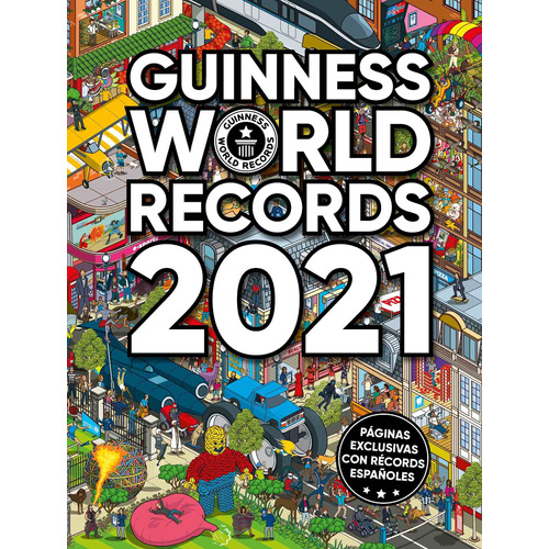 Guinness World Records 2021 (Ed. Latinoamérica), de Guinness World Records. Serie Fuera de colección Editorial Planeta Junior Mexico, tapa dura en español, 2020