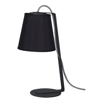 Veladores Modernos Lamparas Mesa Luz Cable Textil Led Lsi