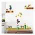Schwartscount - Calcomanías De Pared De Super Mario Brothers, Calcomanías De Pared De Vinilo Super Mario, Construye Una Escena, Decoración De Pared Mural Para Habitación De Niños, Adhesivo Removible