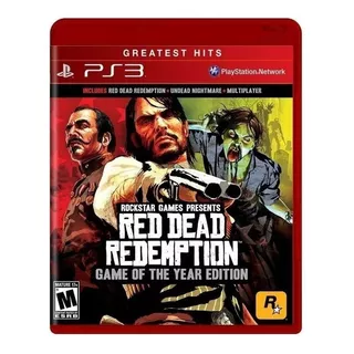 Red Dead Redemption  Game Of The Year Edition Rockstar Games Ps3 Físico